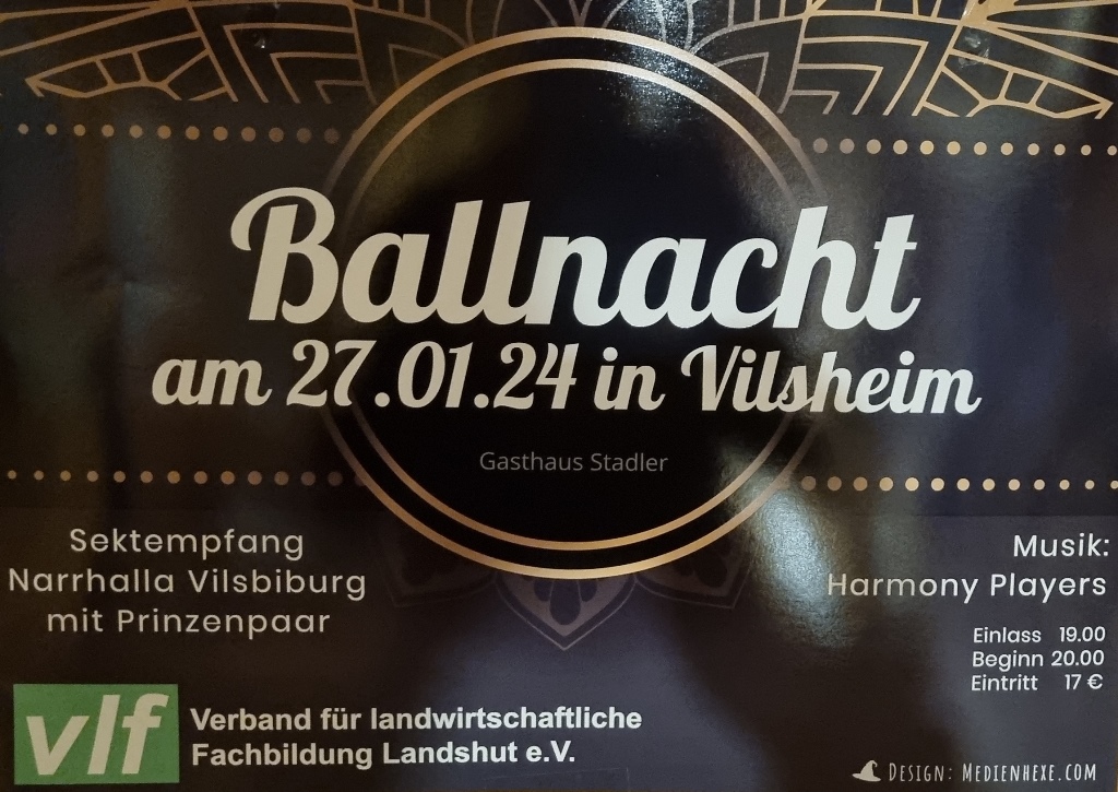 Plakat Ballnacht